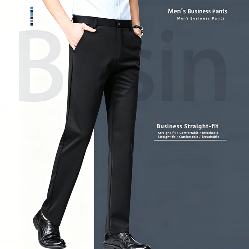Men'S Formal Attire - Pantalones de Vestir Formales para Hombre,