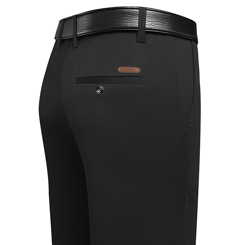 Men Formal Wear Summer - Pantalones de vestir de pierna recta