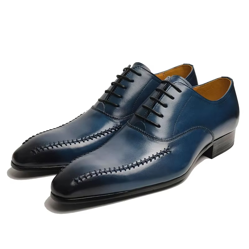 Men'S Formal Office Wear Shoes - Zapatos de vestir de cuero genuino