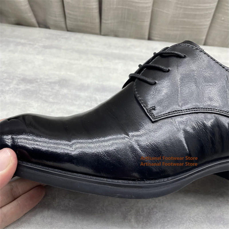 Zapatos Oxford de cuero negro  - Men'S Formal Office Wear Shoes reseña y precio