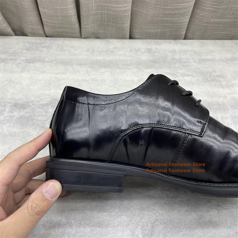 Zapatos Oxford de cuero negro  - Men'S Formal Office Wear Shoes reseña y precio