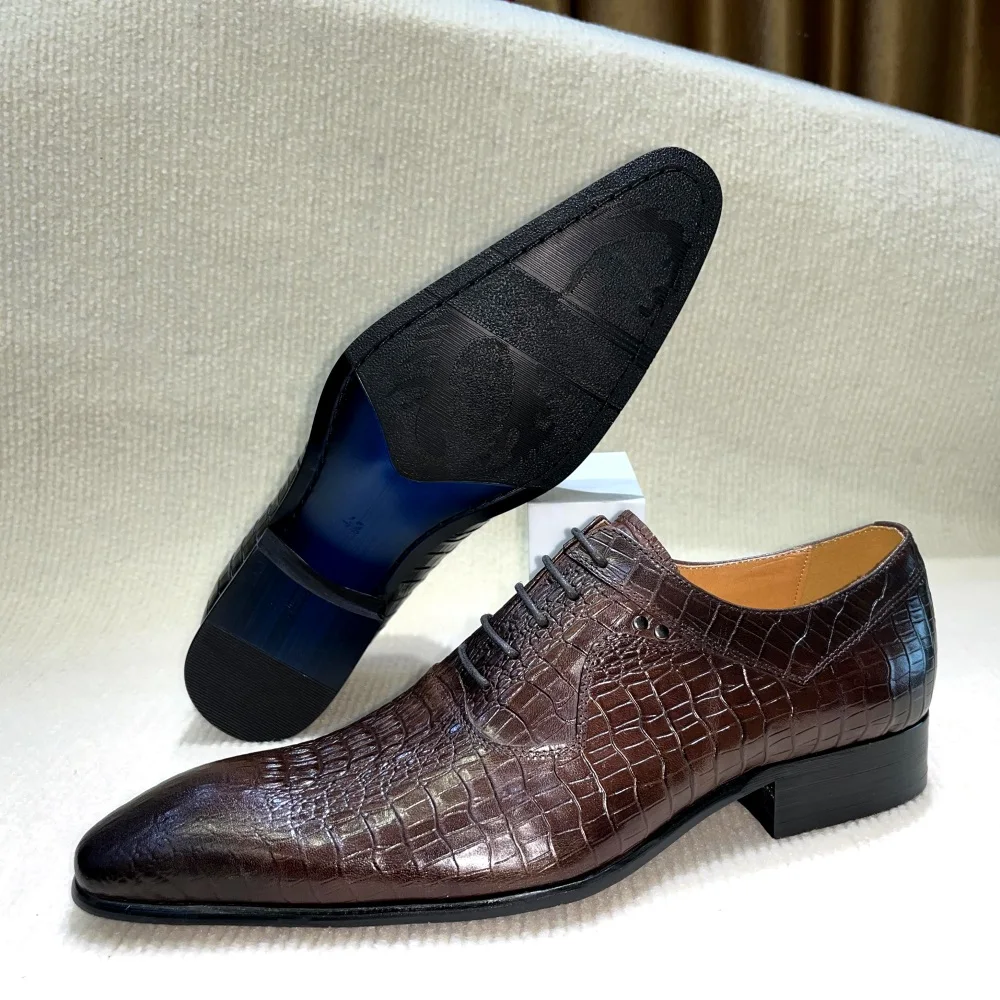 Zapatos Oxford italianos de lu - Men'S Formal Office Wear Shoes reseña y precio