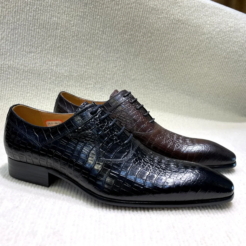 Zapatos Oxford italianos de lu - Men'S Formal Office Wear Shoes reseña y precio