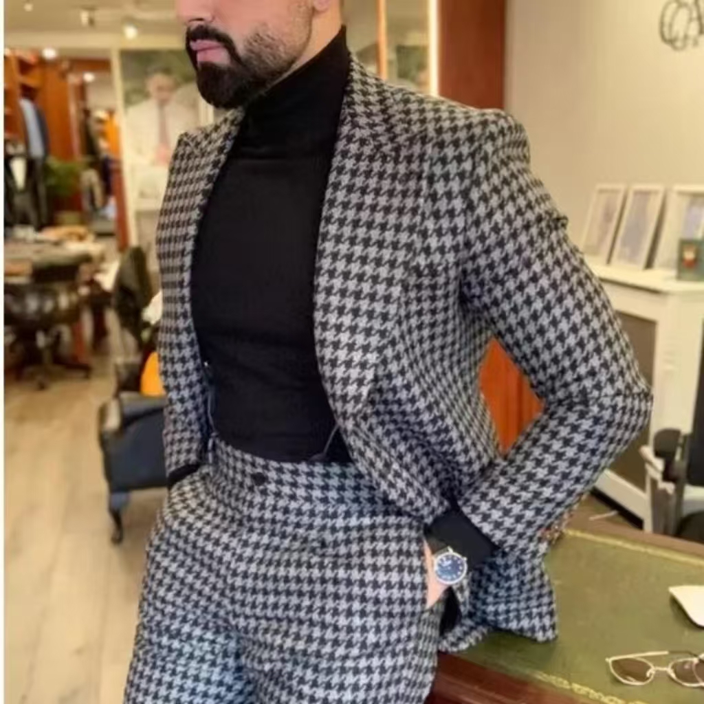 Traje Vintage de pata de gallo - Men'S Vintage Formal Wear reseña y precio