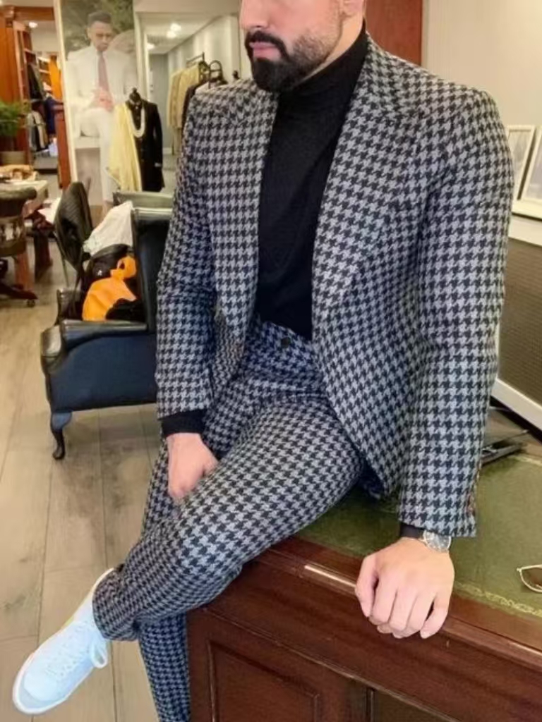 Traje Vintage de pata de gallo - Men'S Vintage Formal Wear reseña y precio