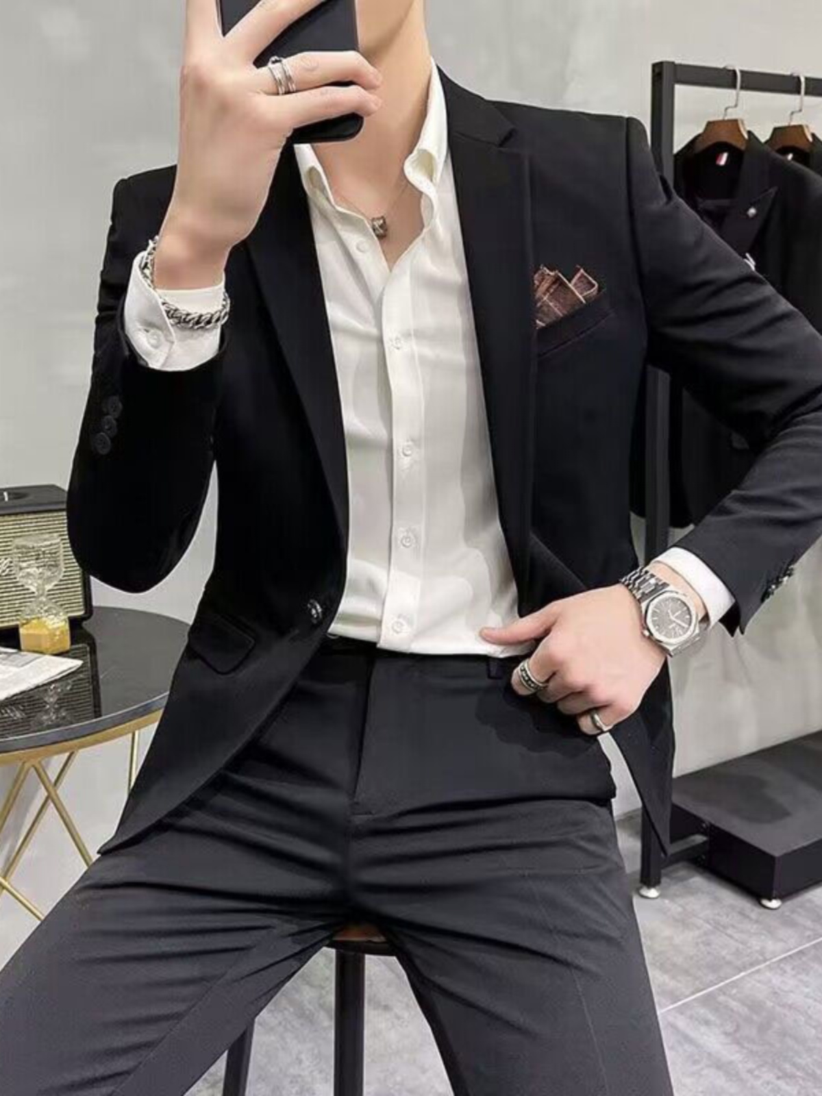 Traje de Tres Piezas Slim Fit  - Men'S Urban Formal Wear reseña y precio
