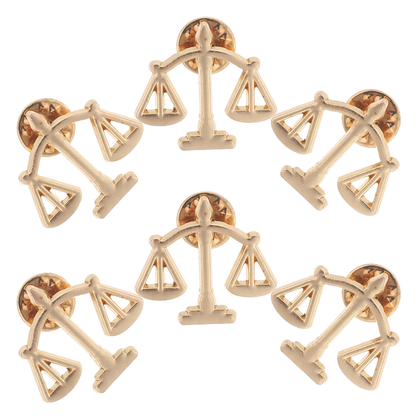 6 Broches Metálicos con Diseño - Scale - Men Formals & Ethnic Wear reseña y precio
