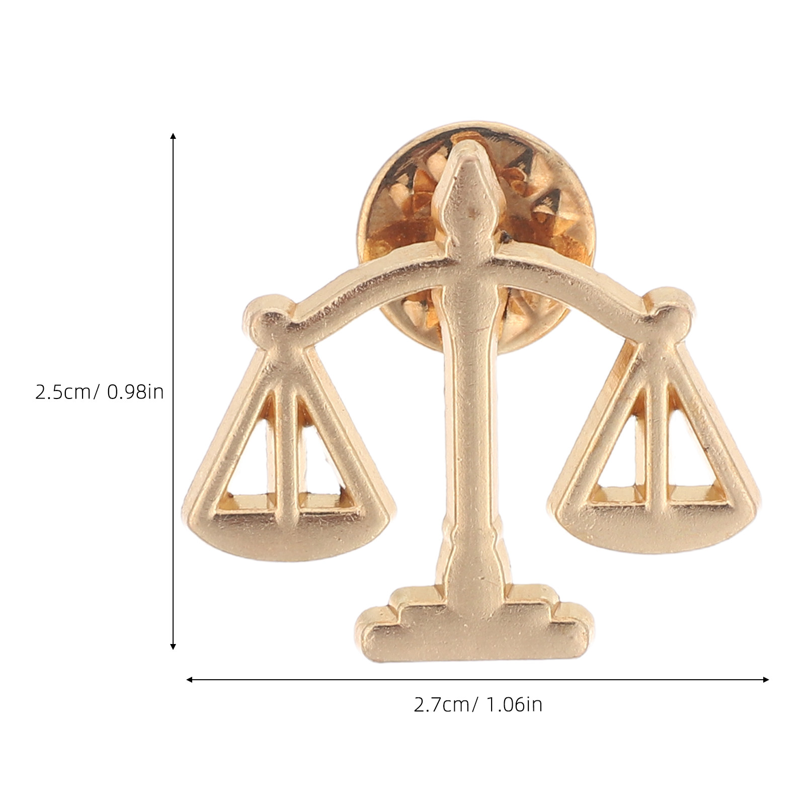 6 Broches Metálicos con Diseño - Scale - Men Formals & Ethnic Wear reseña y precio