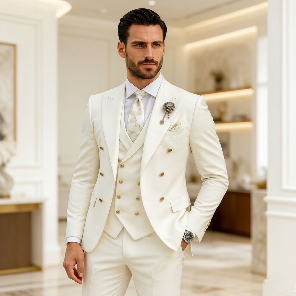 Traje de boda para hombre colo - Men Formal Wear Modern reseña y precio