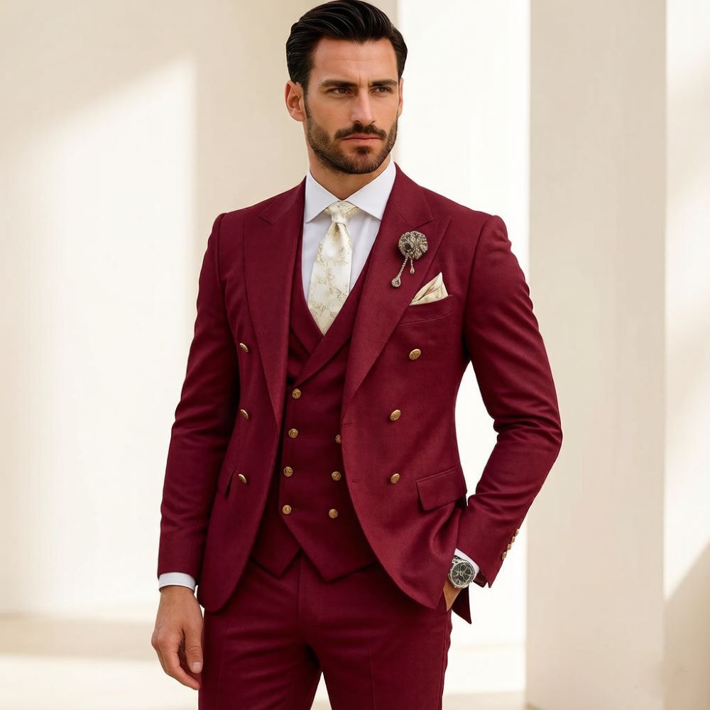 Traje de boda para hombre colo - Men Formal Wear Modern reseña y precio