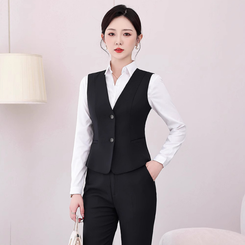 Chaleco profesional para mujer - Dress Pant Flat Front reseña y precio