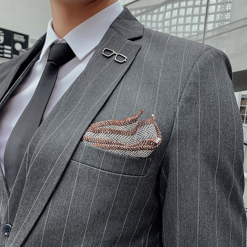 Traje de Tres Piezas a Cuadros - Men'S Urban Formal Wear reseña y precio