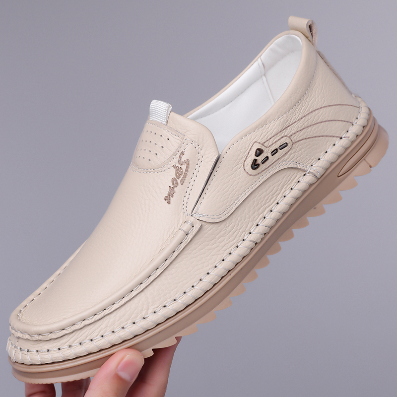 Zapatos de Cuero Genuinos de P - Men Formal Wear Summer reseña y precio