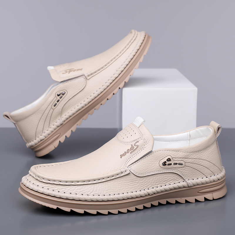 Zapatos de Cuero Genuinos de P - Men Formal Wear Summer reseña y precio
