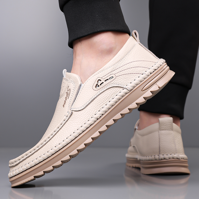 Zapatos de Cuero Genuinos de P - Men Formal Wear Summer reseña y precio