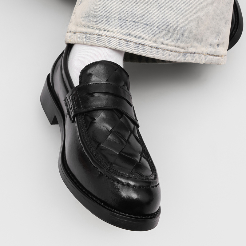 Mocasines tejidos a mano para  - Men Formal Wear Summer reseña y precio