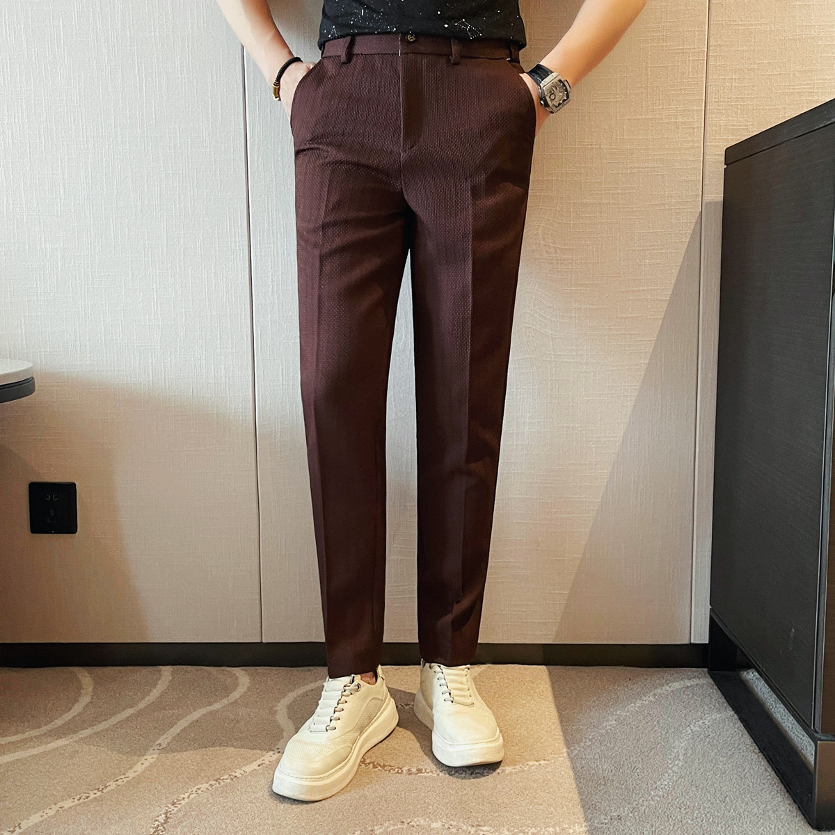 2025 Primavera Verano nuevos p - Men'S Formal Attire reseña y precio