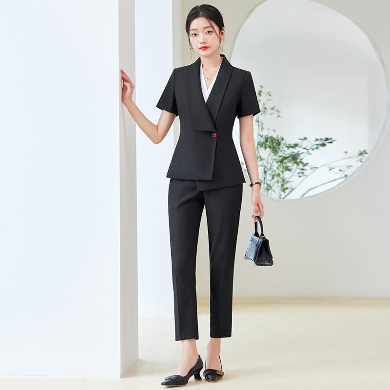 2025Summer New Short Sleeve Su - Dress Pant Flat Front reseña y precio