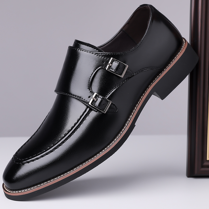 Zapatos Derby de cuero formale - Men'S Formal Office Wear Shoes reseña y precio