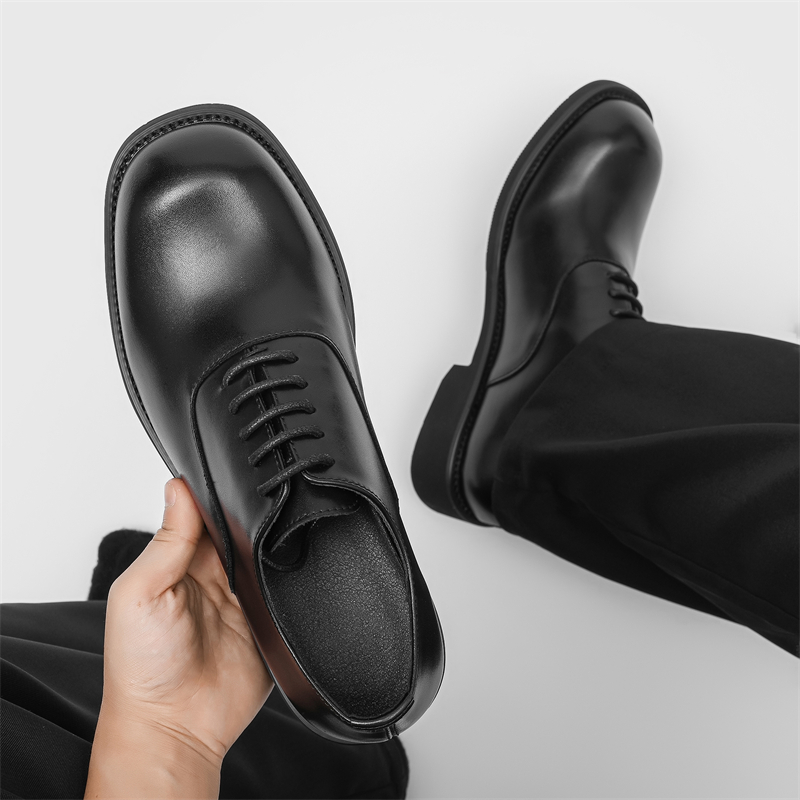 Zapatos informales de cuero de - Men Formal Wear Brands reseña y precio