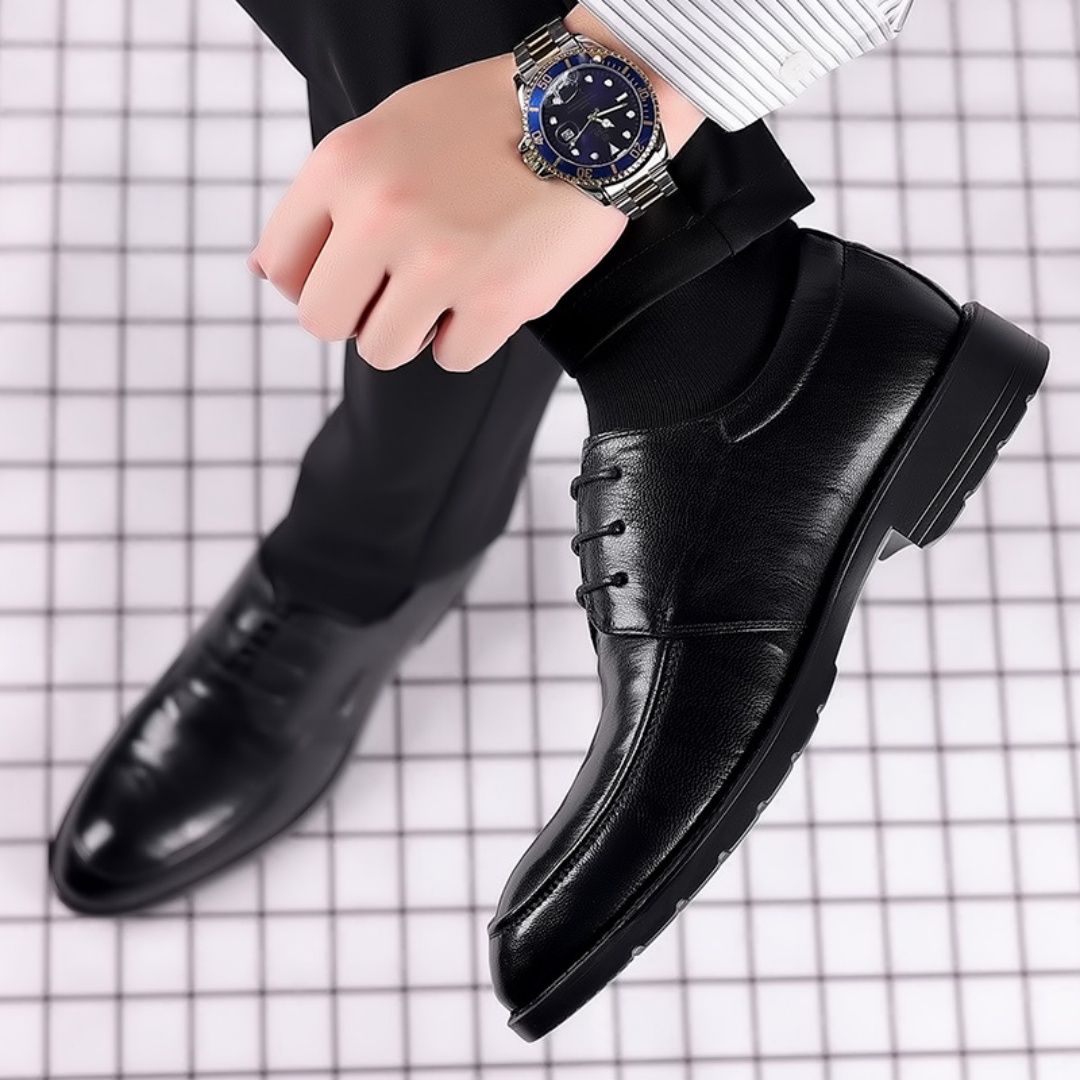 Zapatos de cuero para hombre p - Men'S Formal Office Wear Shoes reseña y precio