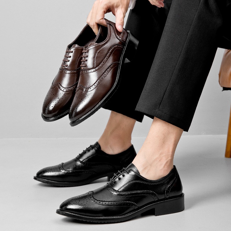 Zapatos Formales de Cuero, Est - Men'S Formal Office Wear Shoes reseña y precio