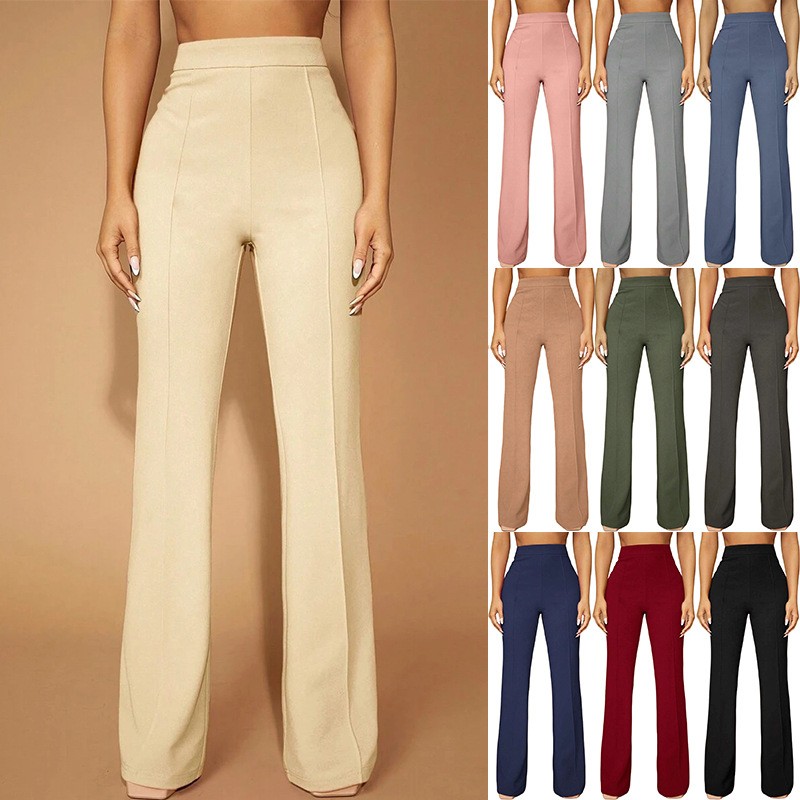 Pantalones de Verano para Muje - Dress Pant Flat Front reseña y precio