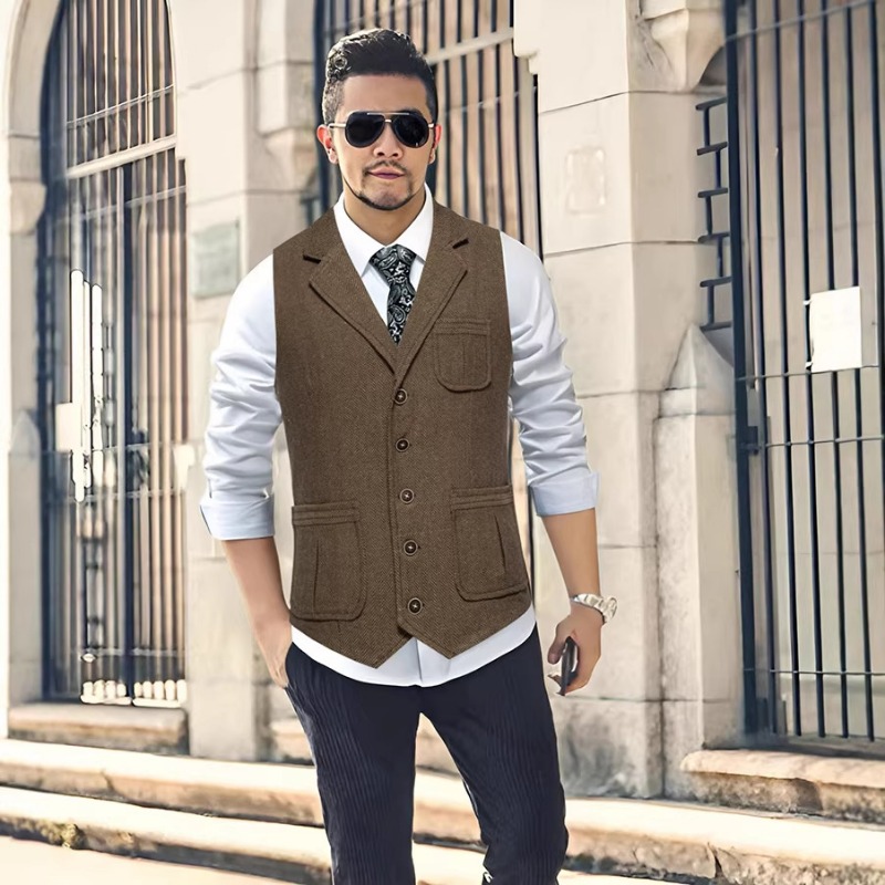 Chaleco de Traje de Tweed Espi - Men'S Vintage Formal Wear reseña y precio
