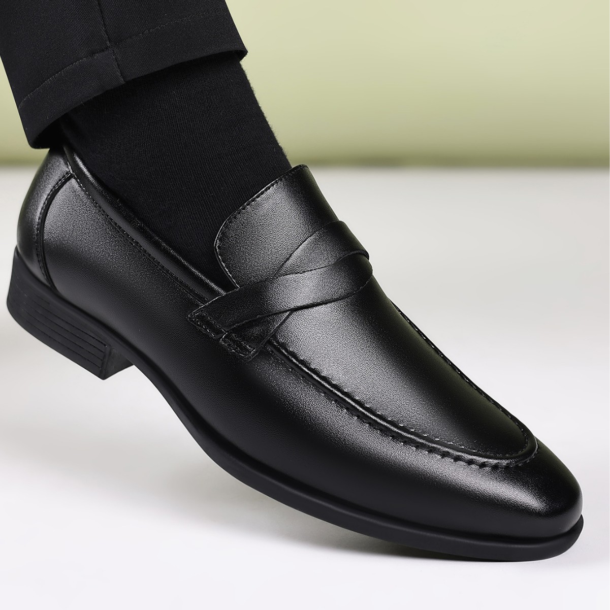 Zapatos de cuero para hombre p - Men'S Formal Office Wear Shoes reseña y precio