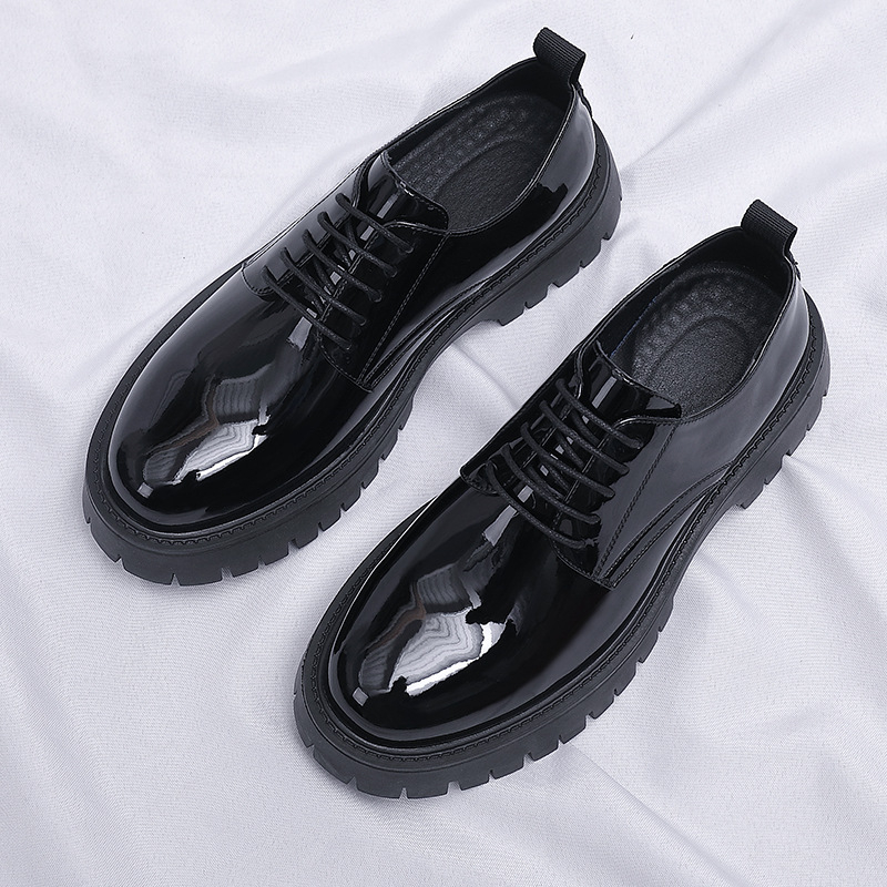 Zapatos Oxford de Plataforma c - Men Formal Wear All Black reseña y precio