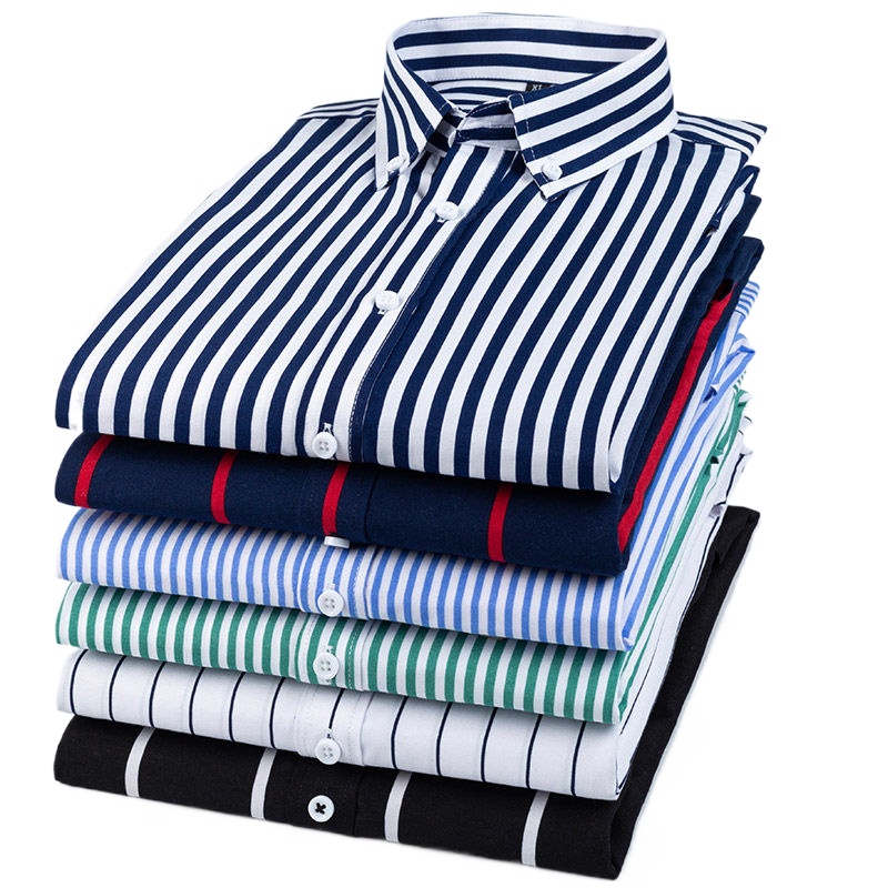 Nueva camisa de vestir a rayas - Men Formal Wear Brands reseña y precio