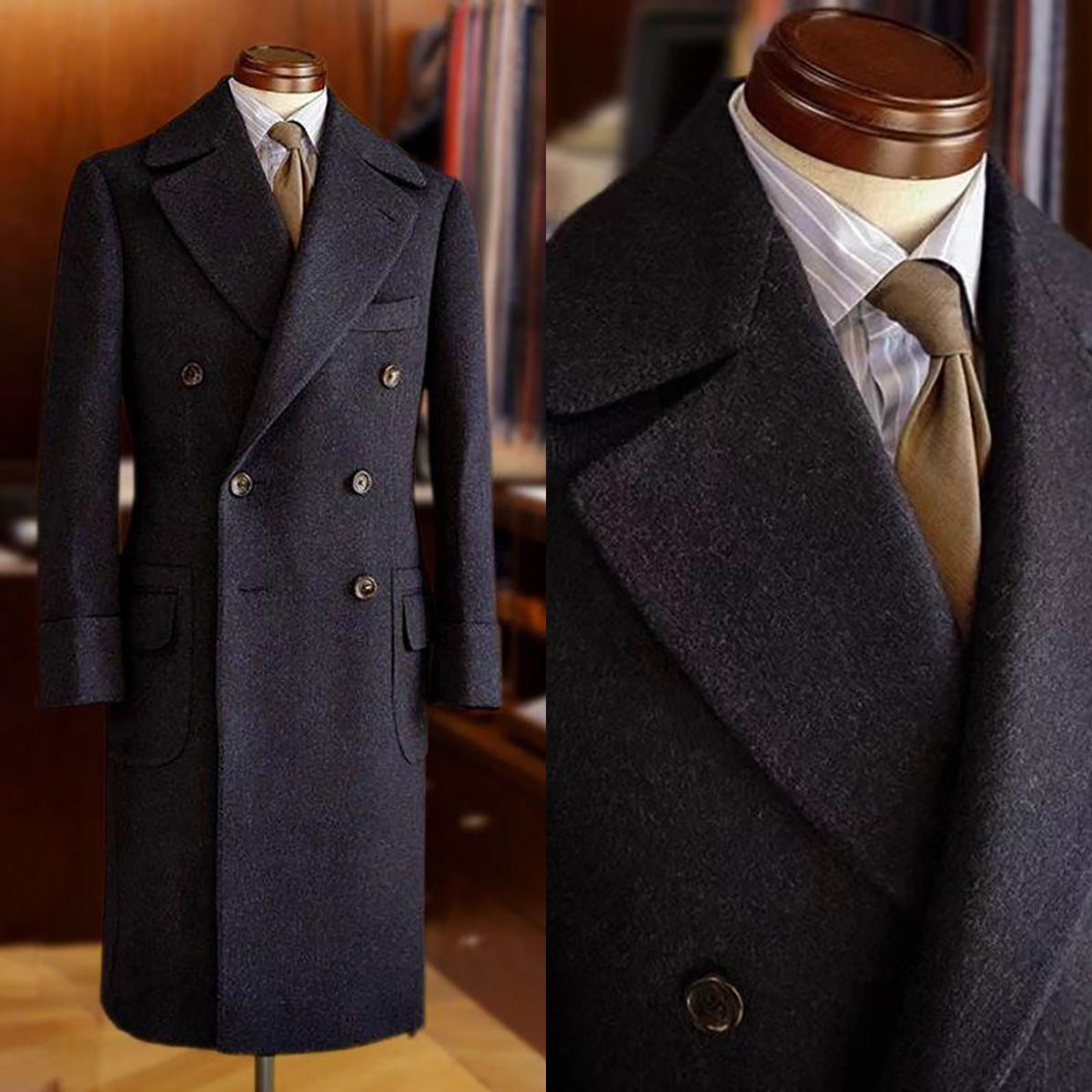Abrigo de Lana Vintage Persona - Men'S Vintage Formal Wear reseña y precio
