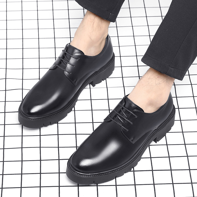 Zapatos de vestir de cuero neg - Men'S Formal Office Wear Shoes reseña y precio