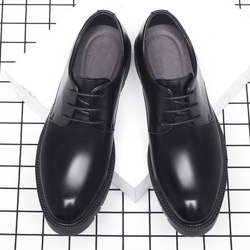 Zapatos de vestir de cuero neg - Men'S Formal Office Wear Shoes reseña y precio