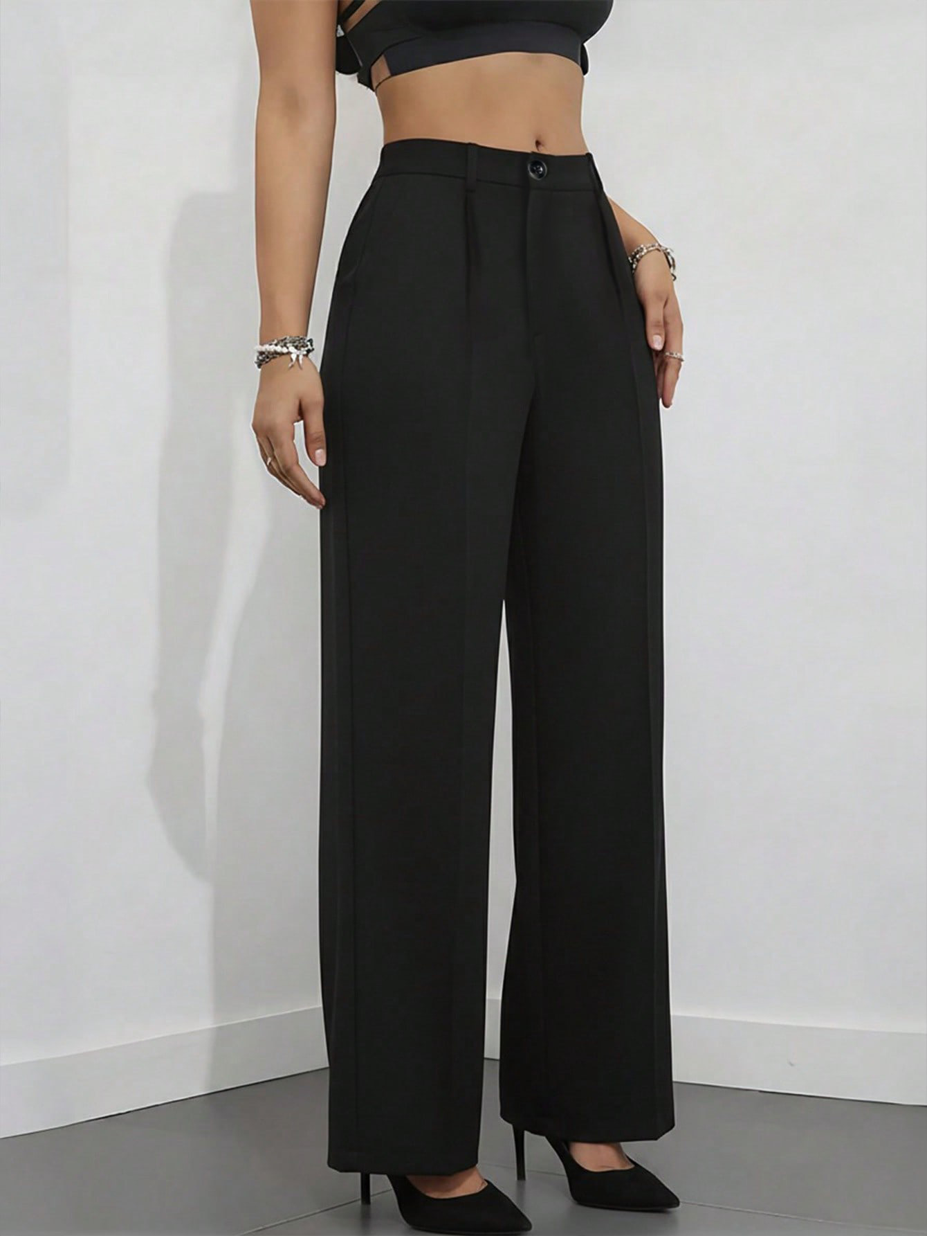 Pantalones de Vestir de Pierna - Dress Pant Flat Front reseña y precio