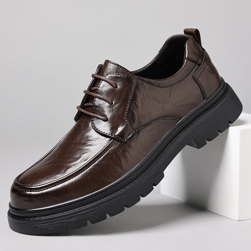 Zapatos de cuero para hombre p - Men'S Formal Office Wear Shoes reseña y precio