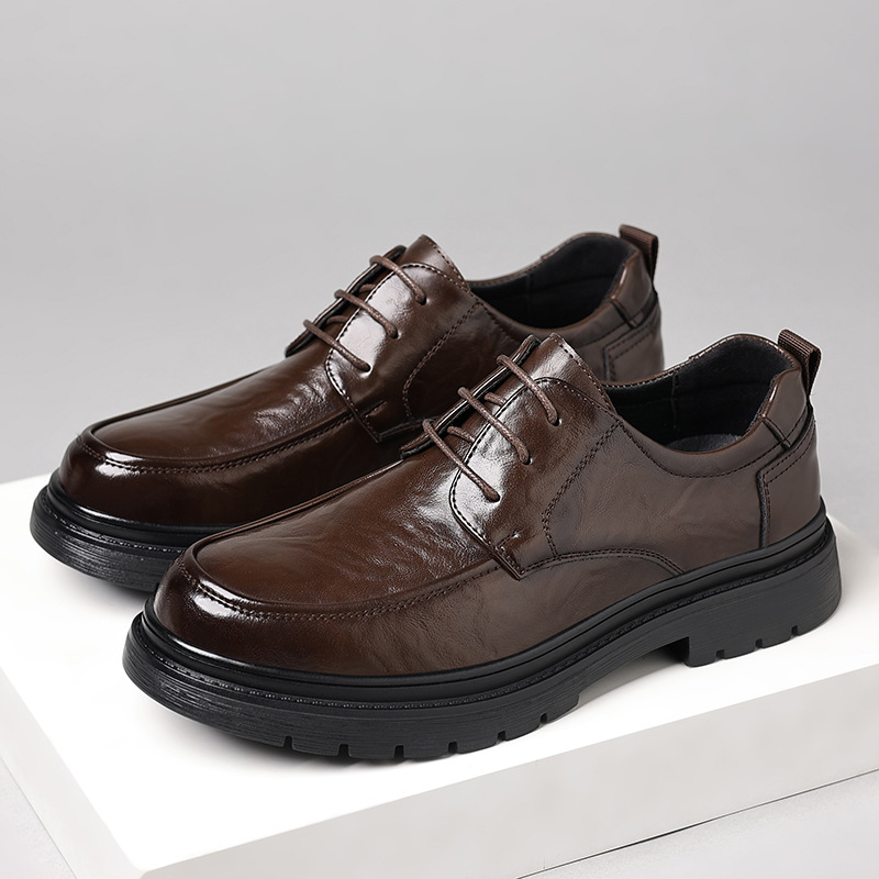 Zapatos de cuero para hombre p - Men'S Formal Office Wear Shoes reseña y precio