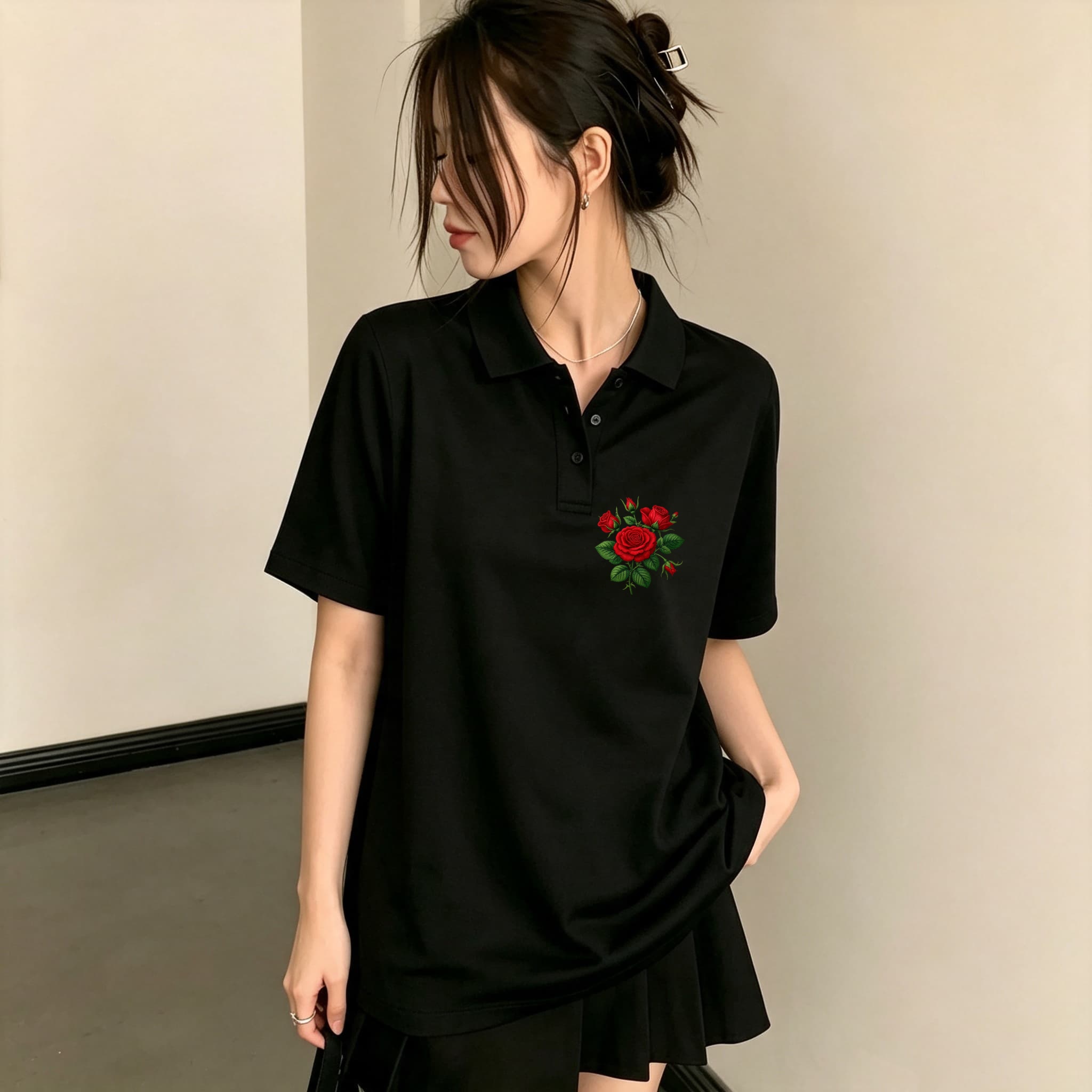 Blusa Polo Negra Casual Versát - Men Formal Wear All Black reseña y precio